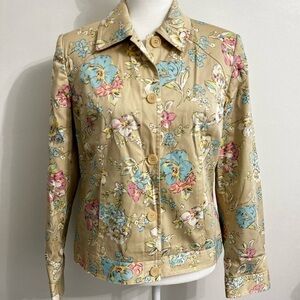 OSCAR De La Renta Women's Floral Jacket Size 10